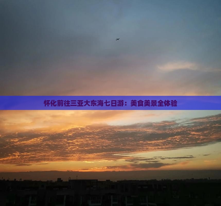 怀化前往三亚大东海七日游：美食美景全体验