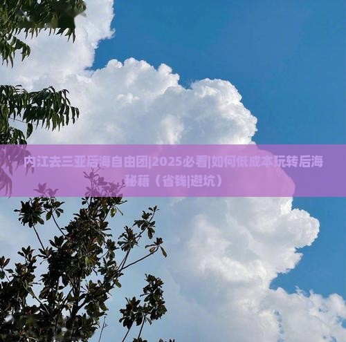 内江去三亚后海自由团