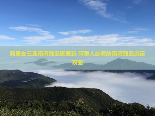 阿里去三亚南湾猴岛哪里玩