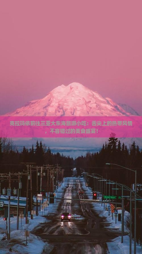 克拉玛依前往三亚大东海旅游小吃
