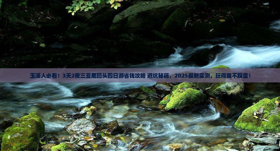玉溪去三亚鹿回头四日游