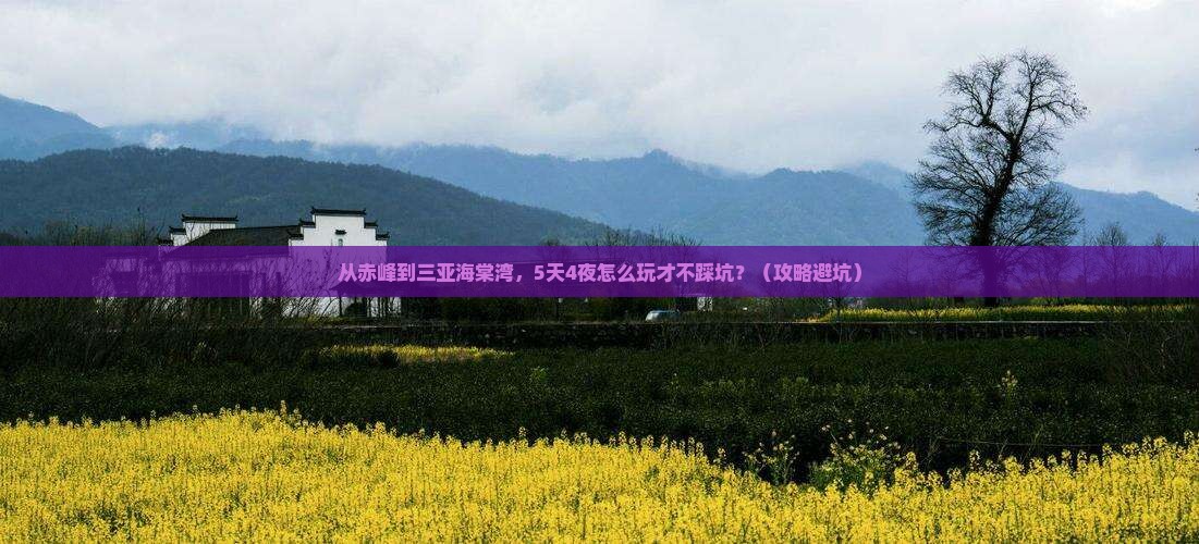 赤峰出发三亚海棠湾攻略