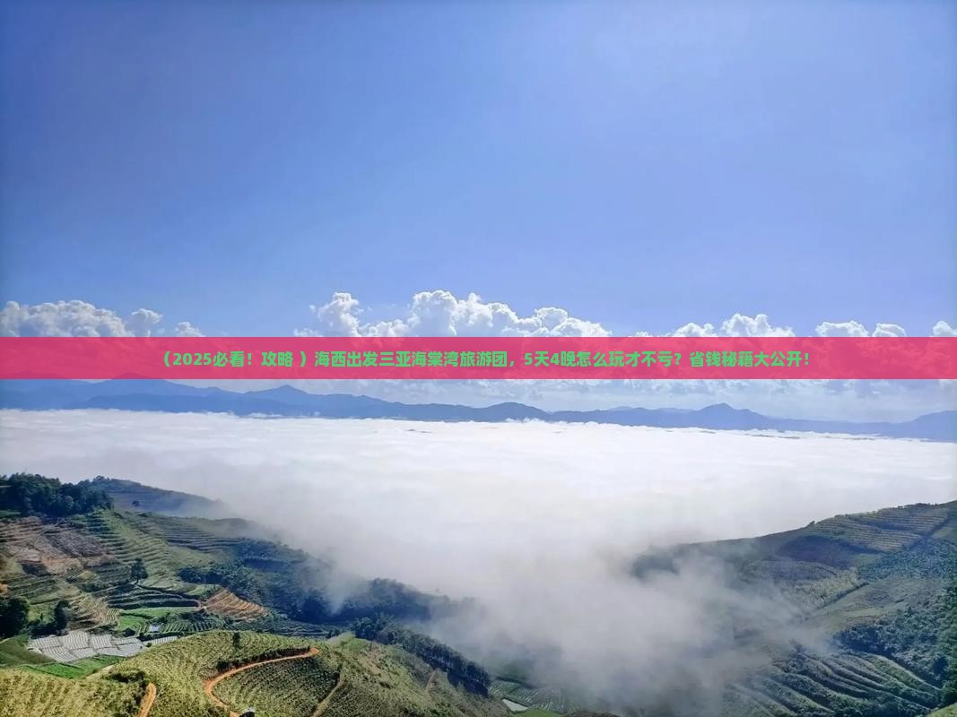 海西出发三亚海棠湾大型旅游团