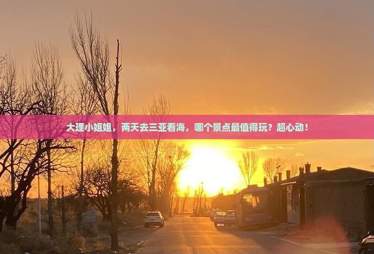 大理去三亚天涯海角二日游