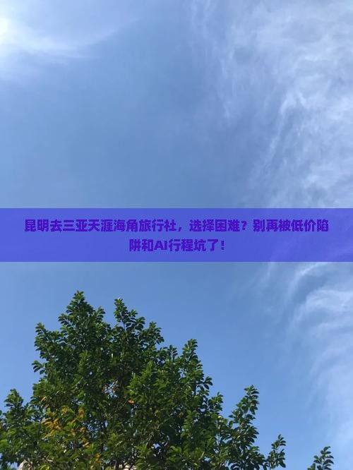 昆明去三亚天涯海角旅行社