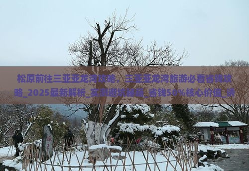 松原前往三亚亚龙湾攻略