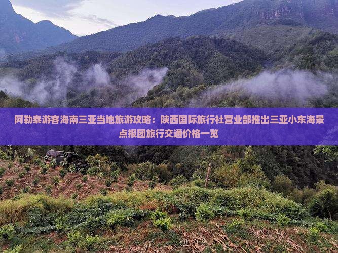 阿勒泰游客海南三亚当地旅游攻略：陕西国际旅行社营业部推出三亚小东海景点报团旅行交通价格一览