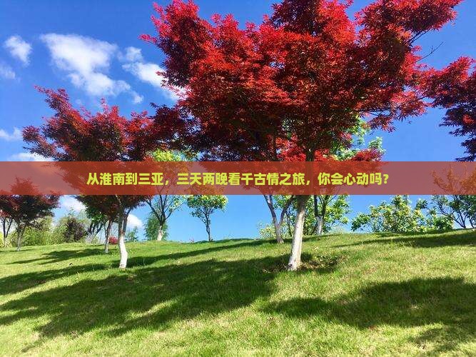 淮南去三亚千古情三日游