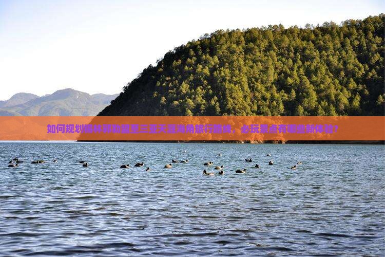 锡林郭勒盟前往三亚天涯海角必玩地