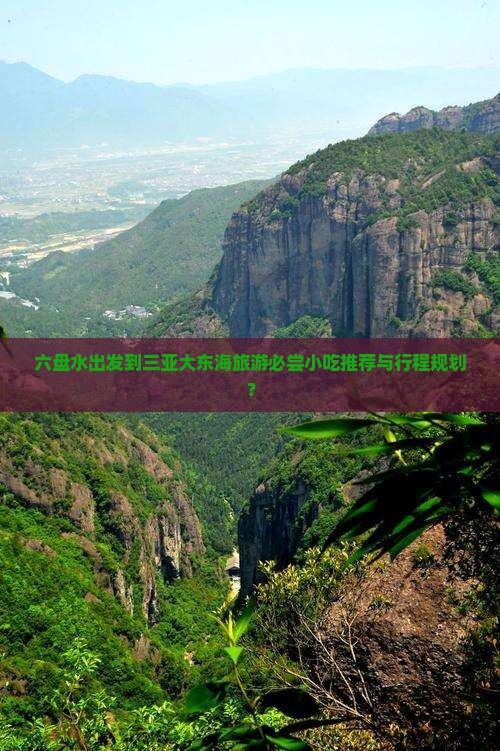 六盘水去三亚大东海旅游小吃
