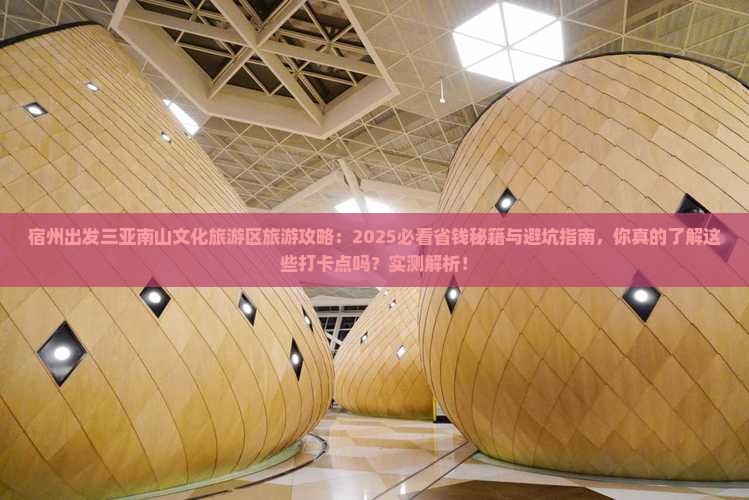 宿州出发三亚南山文化旅游区旅游打卡点
