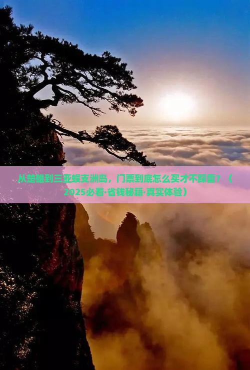 楚雄出发三亚蜈支洲岛门票