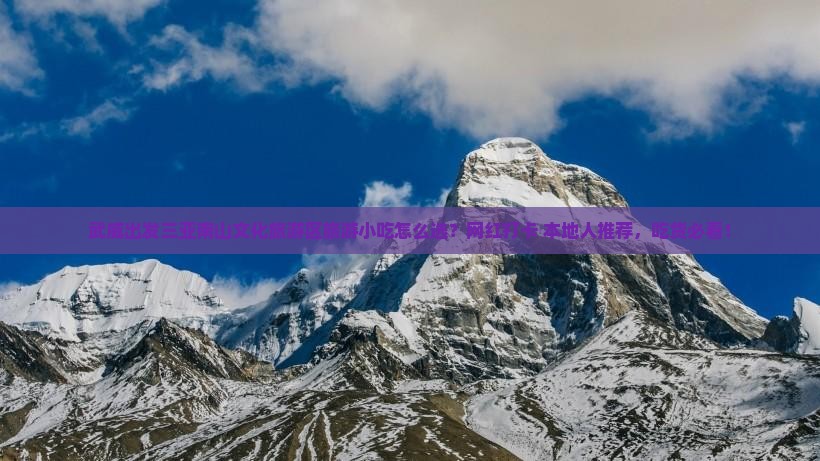 武威出发三亚南山文化旅游区旅游小吃