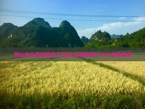 鞍山去三亚海棠湾二日游
