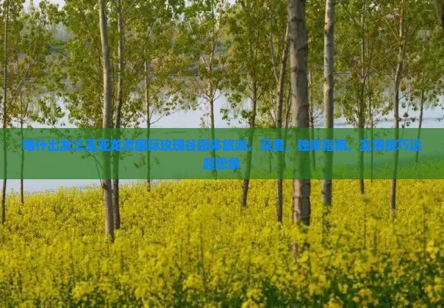 喀什出发三亚亚龙湾国际玫瑰谷团体旅游