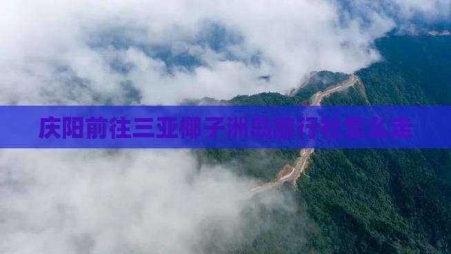 庆阳前往三亚椰子洲岛旅行社