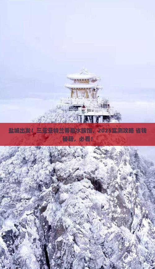 盐城前往三亚亚特兰蒂斯水族馆个人游
