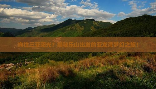 乐山去三亚亚龙湾旅行社