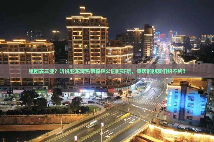 肇庆去三亚亚龙湾热带森林公园大型旅游团