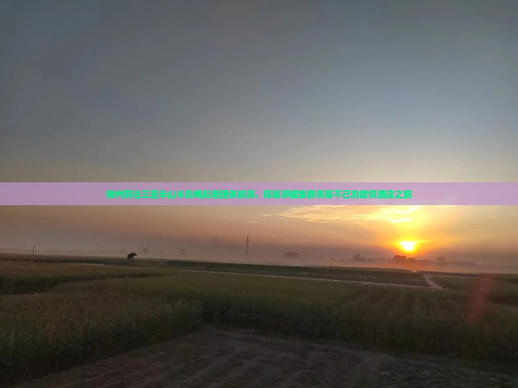 锦州前往三亚半山半岛帆船港团体旅游