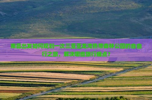 南昌去三亚亚龙湾热带森林公园自由行