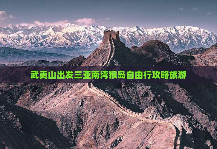 武夷山出发三亚南湾猴岛自由行