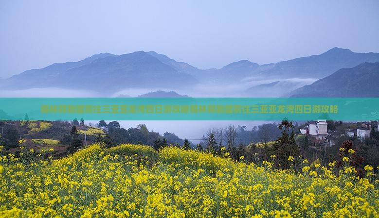 锡林郭勒盟前往三亚亚龙湾四日游