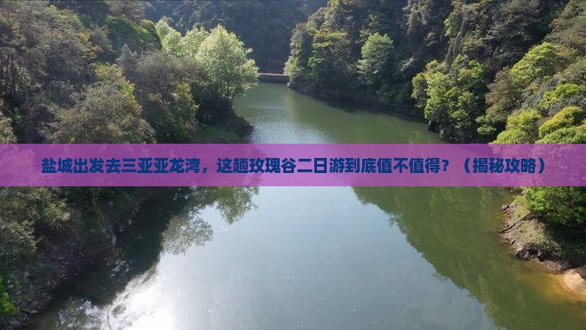 盐城出发三亚亚龙湾国际玫瑰谷二日游