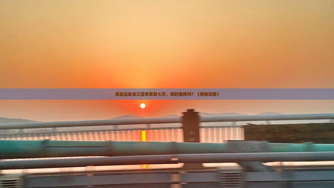 龙岩去三亚呆呆岛七日游