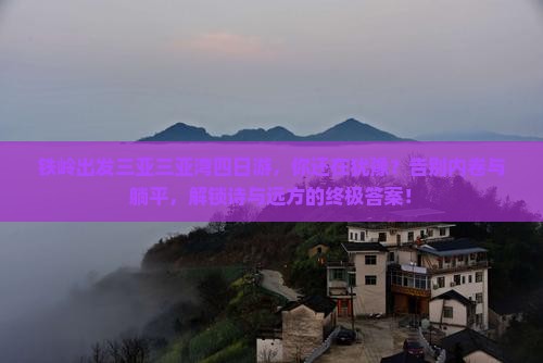铁岭出发三亚三亚湾四日游