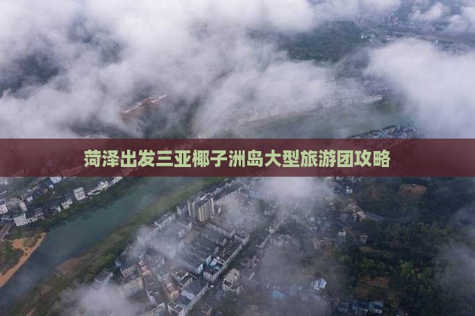 菏泽出发三亚椰子洲岛大型旅游团攻略