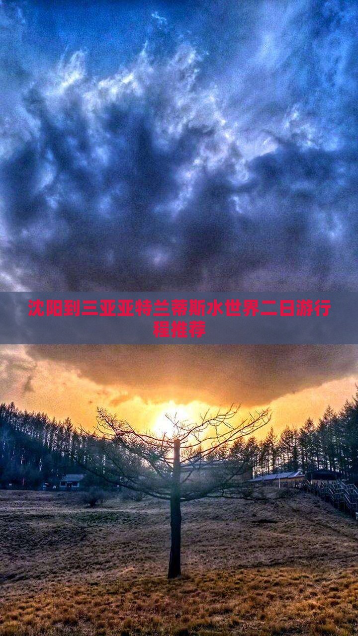 沈阳到三亚亚特兰蒂斯水世界二日游行程推荐