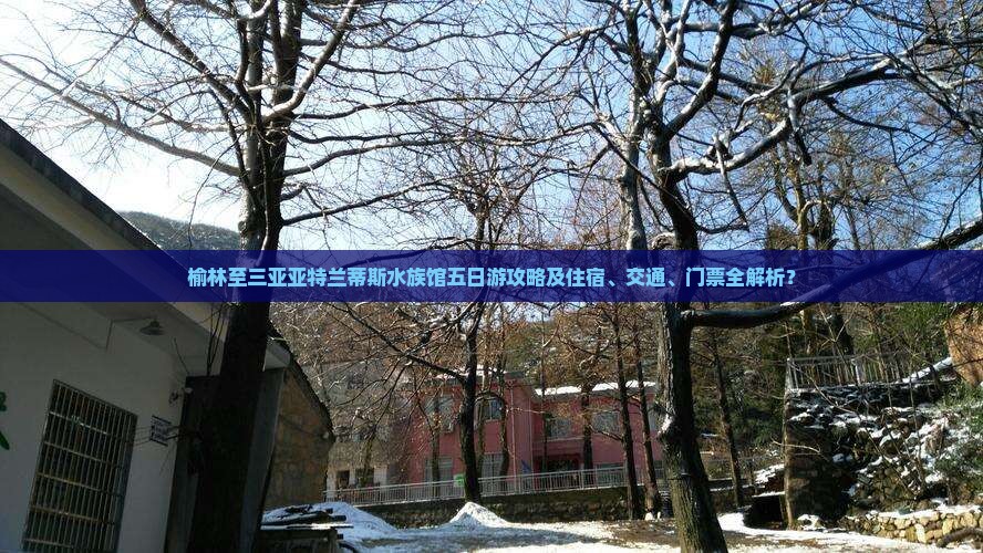 榆林出发三亚亚特兰蒂斯水族馆五日游