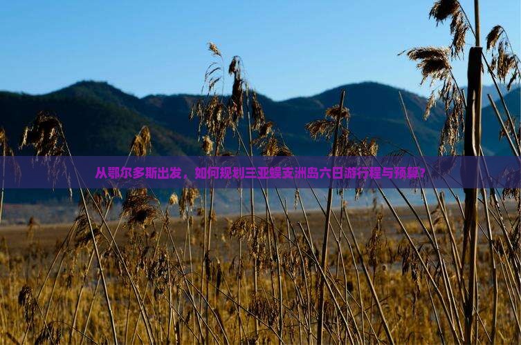 鄂尔多斯出发三亚蜈支洲岛六日游
