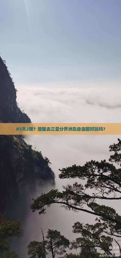 楚雄去三亚分界洲岛自由团