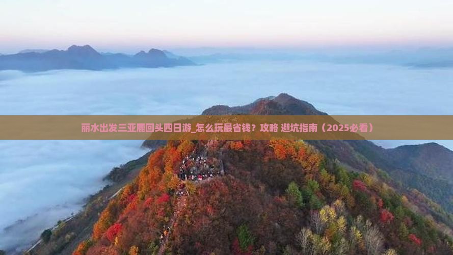 丽水出发三亚鹿回头四日游