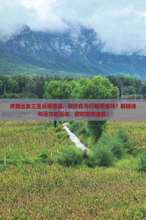 庆阳出发三亚后海旅游