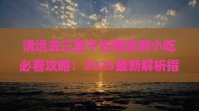 清远去三亚千古情旅游小吃