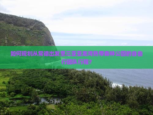 常德去三亚亚龙湾热带森林公园自由团