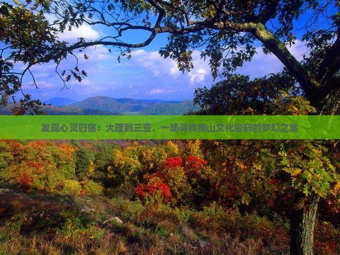 大理去三亚南山文化旅游区攻略