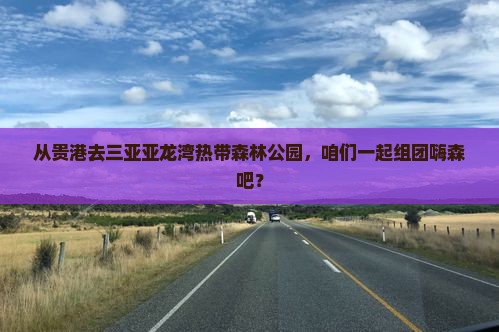 贵港出发三亚亚龙湾热带森林公园大型旅游团