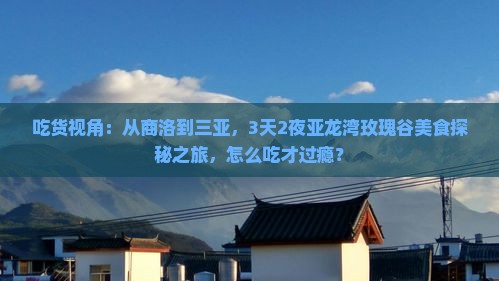 商洛出发三亚亚龙湾国际玫瑰谷旅游小吃
