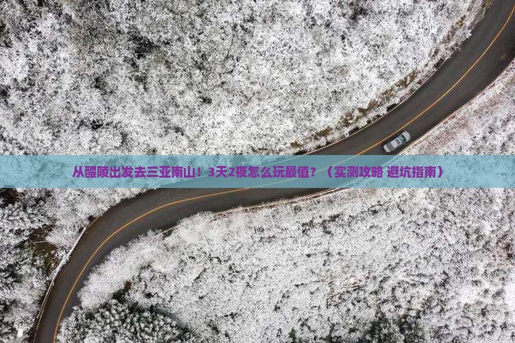 醴陵出发三亚南山文化旅游区攻略