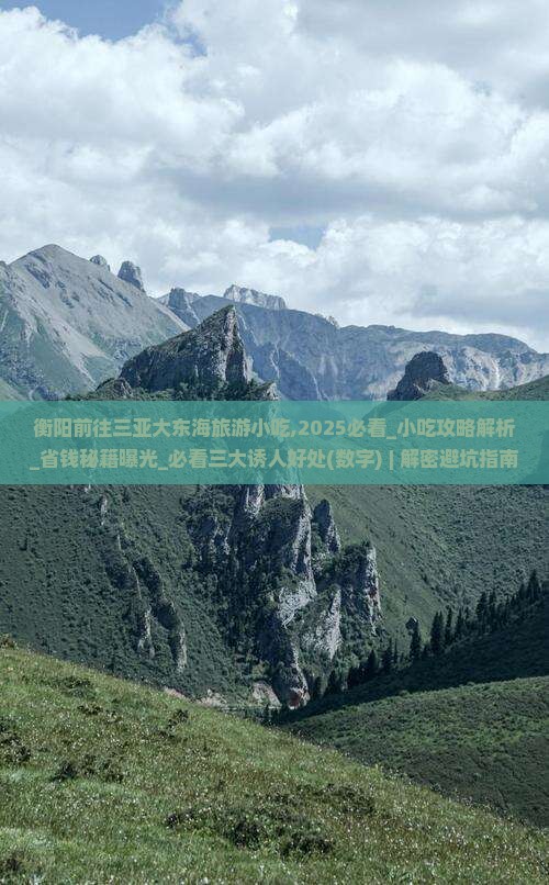 衡阳前往三亚大东海旅游小吃