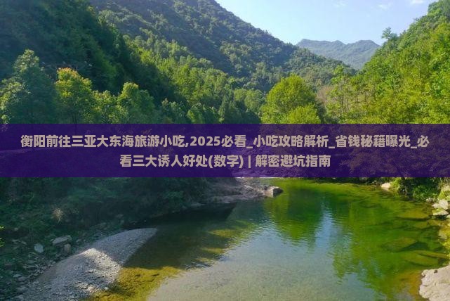 衡阳前往三亚大东海旅游小吃