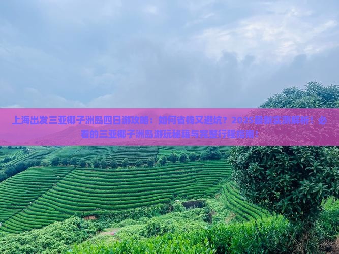上海出发三亚椰子洲岛四日游