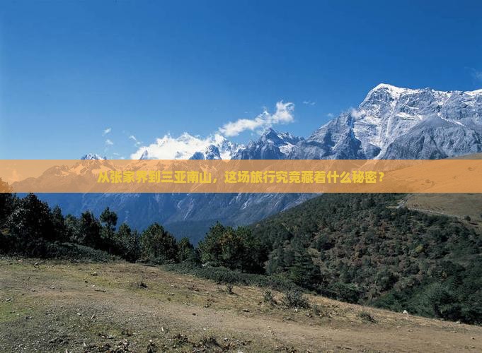 张家界去三亚南山文化旅游区旅游