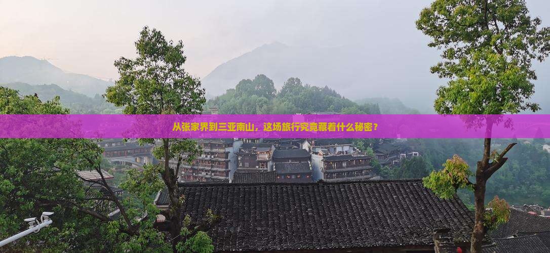 张家界去三亚南山文化旅游区旅游