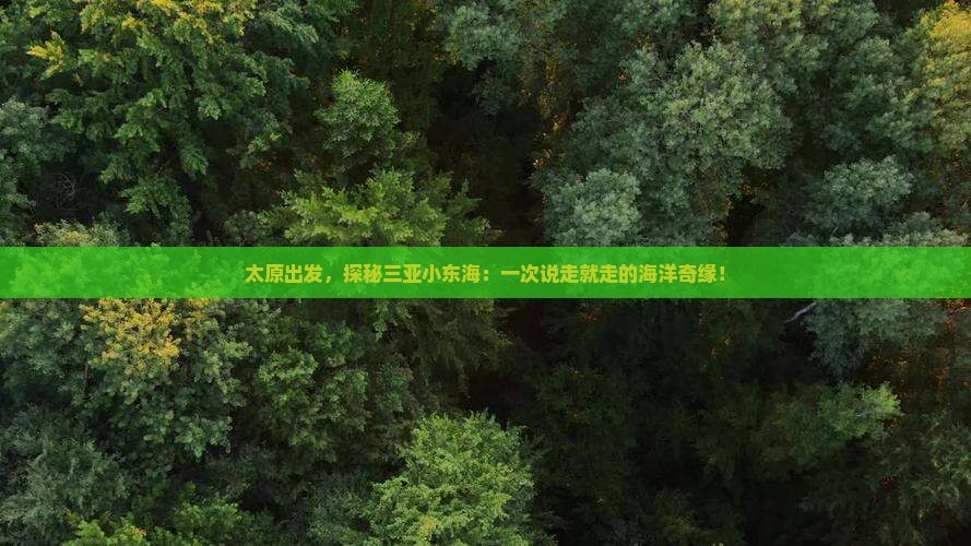 太原前往三亚小东海攻略