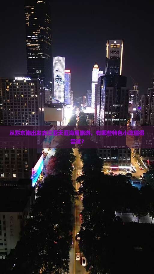 黔东南出发三亚天涯海角旅游小吃
